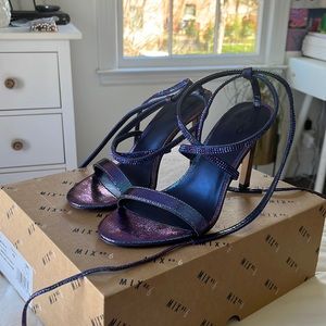 Purple/blue high heels size 8